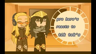 Pro hero's reacts to tik tok's /Brainz/