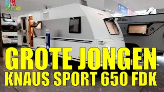 GROTE JONGEN - Knaus Sport 650 FDK - Campingtrend