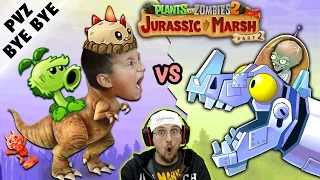 NO MORE PVZ 2!  Mike vs. Jurassic Marsh Zomboss! Zombot Dinotronic Mechasaur (FGTEEV says Goodbye)