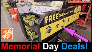 🔥 NEW Ryobi Days 🇺🇲 Memorial Day 🇺🇲 Buy 1 Get FREE Home Depot