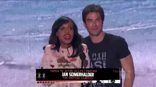 Ian Somerhalder and Nina Dobrev Representing at Teen Choice Award 2013