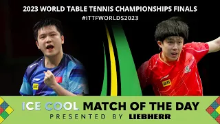 Liebherr Ice Cool Match of Day 9 | MS Final | Fan Zhendong vs Wang Chuqin | #ITTFWorlds2023