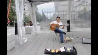 Guiter Player in Old Montreal