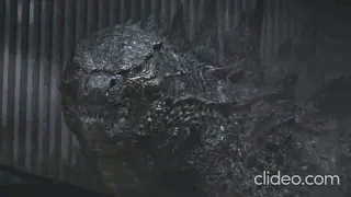 Godzilla 2014 Godzilla Vs Male Muto Scene Brightened