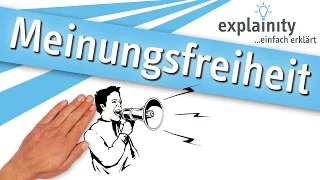 Meinungsfreiheit einfach erklärt (explainity® Erklärvideo)