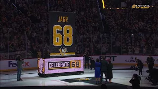 Slavnostní vyvěšení čísla 68 na počet Jaromíra Jágra 🇨🇿 Jagr's Number 68 retired in Pittsburgh