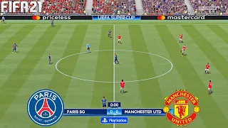 FIFA 21 | PSG vs Manchester United - Super Cup UEFA - Full Gameplay