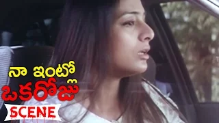 Ghost Car Driving Horror Scene || Naa Intlo Oka Roju Movie || Tabu, Shahbaz Khan,Hansika Motwani