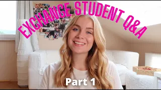 Exchange Student Q&A Part 1 | food | language | school | packing | planning & departure