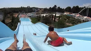 Crazy Blue Water Slide at Aquapark Istralandia