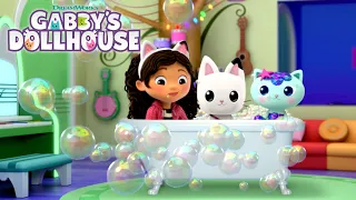 Bathtub Bubbles | GABBY'S DOLLHOUSE | NETFLIX