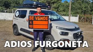 [SE VENDE] 😭 Vendemos nuestra FURGONETA CAMPER ¿Y ahora qué pasa? #Furgocelta #Berlingo #camper