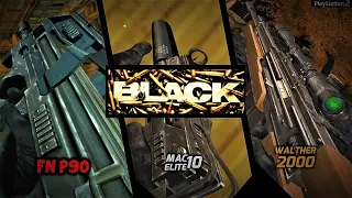 BLACK PS2 - All Reload Weapon Animations & Sound Weapon
