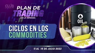 Ciclos en los Commodities 📊📈📉 Plan de Trading 10 de julio 2022