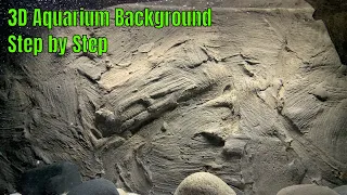 DIY 3D aquarium background  (( Step by Step )) How to TUTORIAL