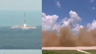 SpaceX CRS-12: Falcon 9 first stage landing, 14 August 2017