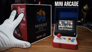 NEOGEO MINI Arcade Machine Unboxing + Gameplay l Metal Slug