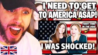 Brit Reacts to My GERMAN Sister-in-Law’s FIRST REACTION to the USA! | Feli from Germany