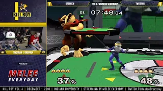 Kill Roy Vol. 4 - Winners SF - (Donkey Kong) Twotran vs Drephen (Sheik)