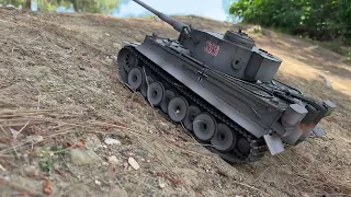 Taigen 1/16 RC Tiger Tank 1 Early Version - TEST RUN 2
