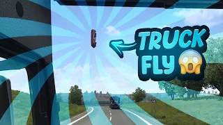 NOOBS on the road #9 - TRUCK FLY😱 | Funny moments - ETS2 Multiplayer