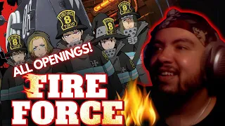 THIS LOOKS SO GOOD! FIRE FORCE ALL OPENINGS 1-4