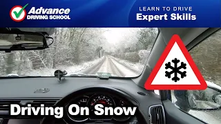 Driving On Snow  |  Learn to drive: Expert skills