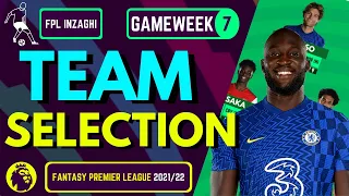 FPL GW 7 TRANSFERS & TEAM SELECTION | HUGE POTENTIAL -8?!?! Fantasy Premier League Tips 2021/22