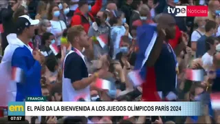 Francia dió la bienvenida a los Juegos Olímpicos París 2024