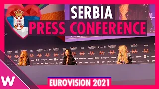 Serbia Hurricane: Semi Final 2 Qualifiers Press Conference at Eurovision 2021