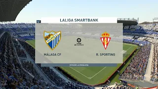 FIFA 22 | Málaga CF vs Real Sporting Gijon - Estadio La Rosaleda | Gameplay Prediction
