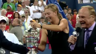 Maria Sharapova | 2006 US Open | Trophy Incident