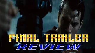 Batman V Superman Offical Final Trailer REVIEW/REACTION