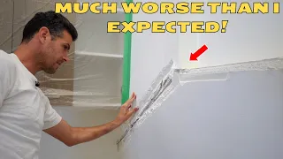 Fixing a VERY BAD Drywall Job!!!