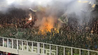 ULTRAS AND FANS: FRADI FANS CELEBRATE IN TEHELNÉ POLE | Slovan Bratislava - Ferencváros Budapest