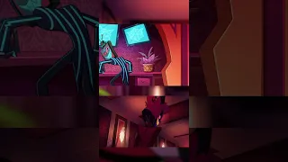 Alastor and Vox react the same way in Hazbin Hotel