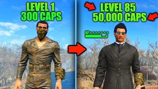 FALLOUT 4 LEVEL UP FAST XP GLITCH AND UNLIMITED CAPS | FALLOUT 4 UPDATE 2024 XP AND CAPS GLITCHES