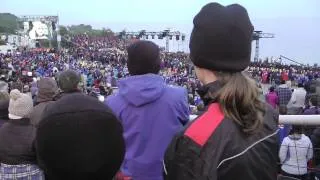 National Anthem during the Dawn Service, Gallipoli