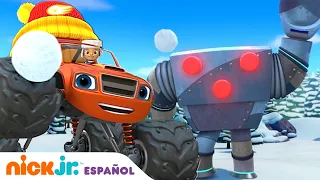 Blaze y los Monster Machines | ¡Aventuras en la nieve! | Nick Jr. en Español