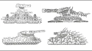 Drawing Venom And Carnage Cartoon Tanks | Gerand - Cartoons About Tanks