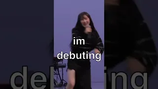 when an idol forgets she’s debuting 🤣 #leechaeyeon #chaeyeon #mzvampire #hushrush #solodebut #kpop