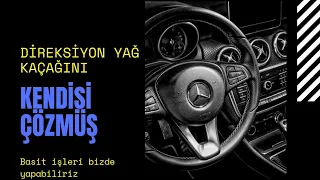 Direksiyon Yağ Kaçağı Tamiri ve basit çözümü Mercedes w202 c200 otomobil