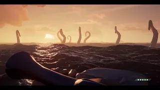 3 Ship Fight With The Kraken!! (Sea Of Thieves)