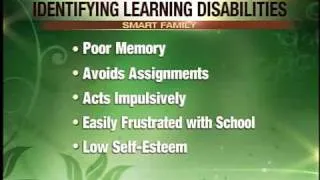 Spot the warning signs of a learning disability