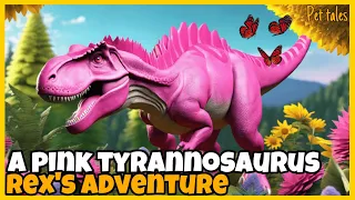 A Pink Tyrannosaurus Rex's Adventure  / Bedtime Stories for Kids in English