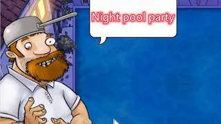 PVZ : New map - Night pool party❓❗