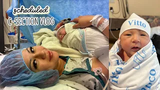 BIRTH VLOG! | Scheduled C-Section | First Time Mom 💙