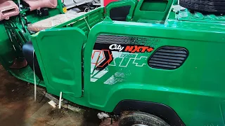 Piaggio Ape Nxt +💥 cng Auto🛺 launch 50 km माइलेज 3 भल्ब Smart इंजन walkround