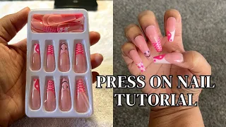 TEMU PRESS ON NAIL TUTORIAL | AFFORDABLE PRESS ON NAILS