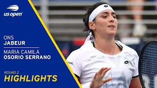 Ons Jabeur vs Maria Camila Osorio Serrano Highlights | 2021 US Open Round 2